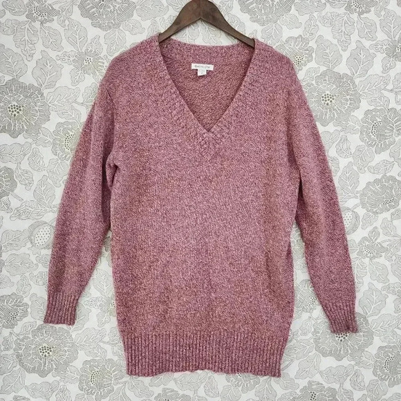 Athleta Wool Cashmere V neck pullover Sweater Women's M 9304 - Picture 1 of 7